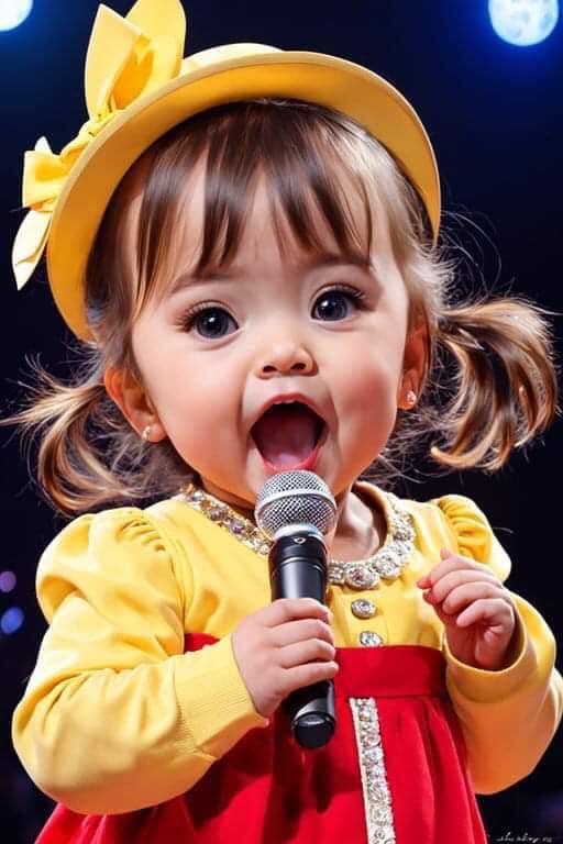 Тhis is a fantastic voice! When this 2-year-old girl started signing a 30-year-old song, the entire crowd gasped.